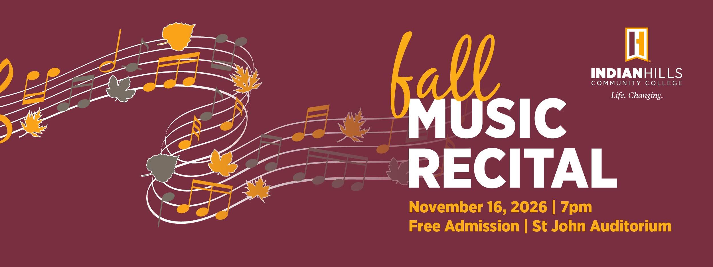 Fall Music Recital